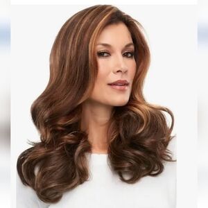 Jon Renau 18" Remy Human Hair Easipart French Topper With Highlights